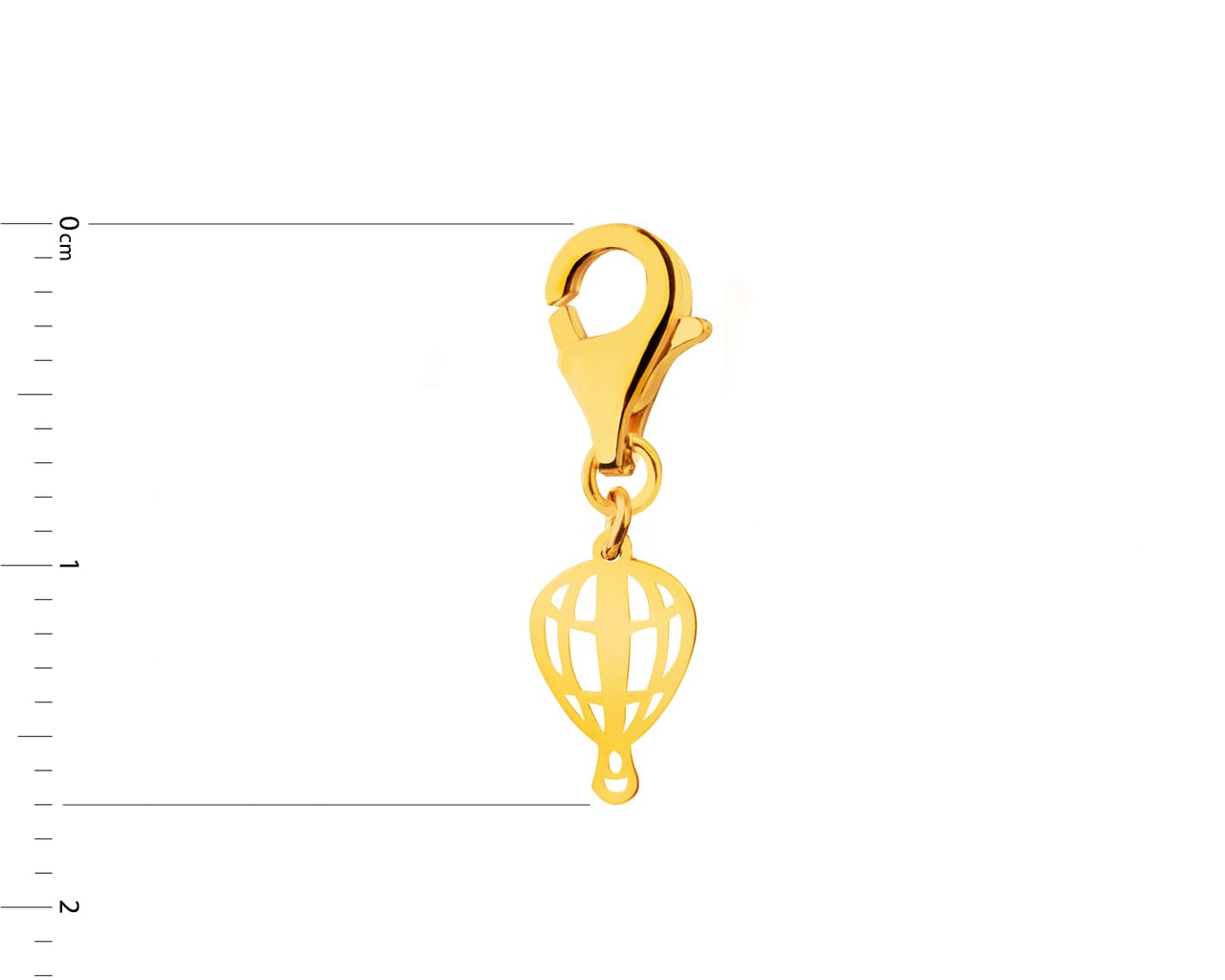 Elaborate 14 K Geelgoud Hanger