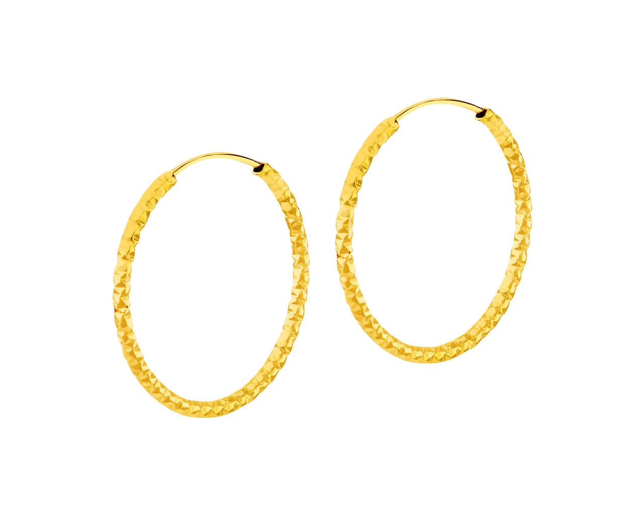 14 K Geelgouden Oorringen