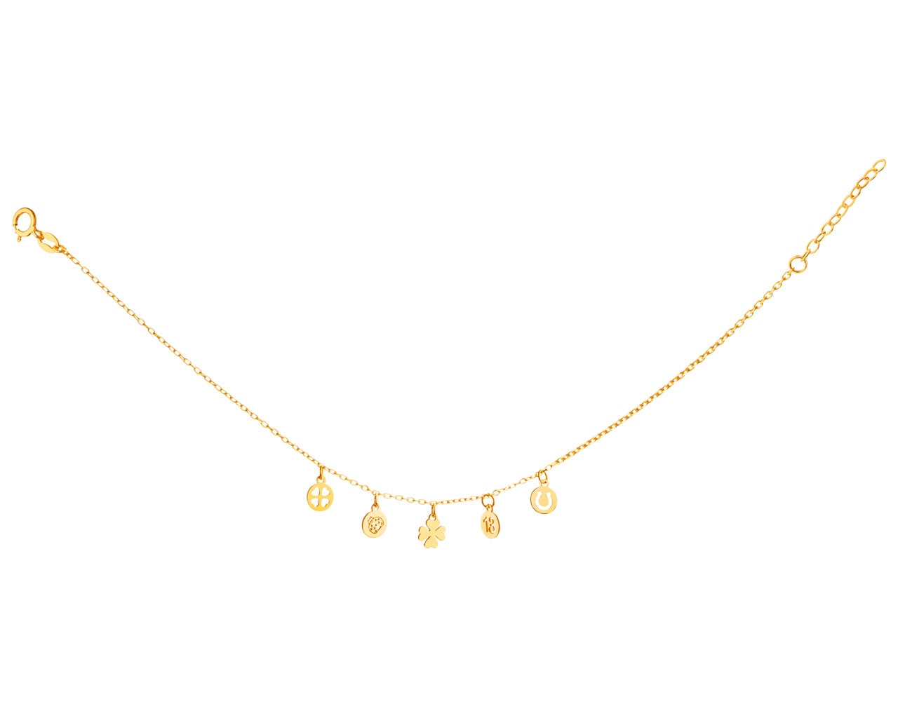 14 K Geelgoud Armband