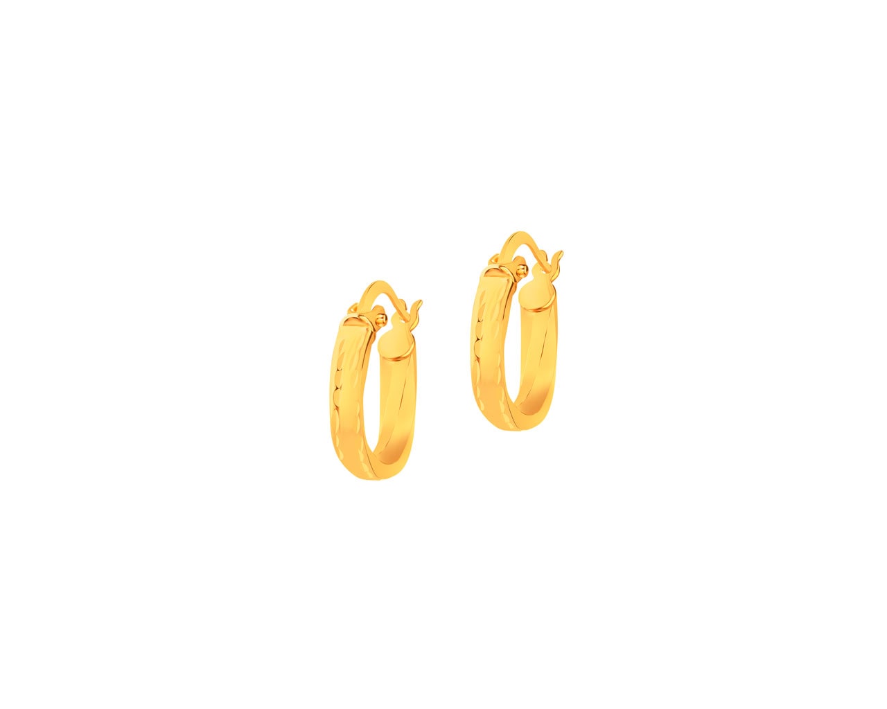 14 K Geelgouden Oorbellen
