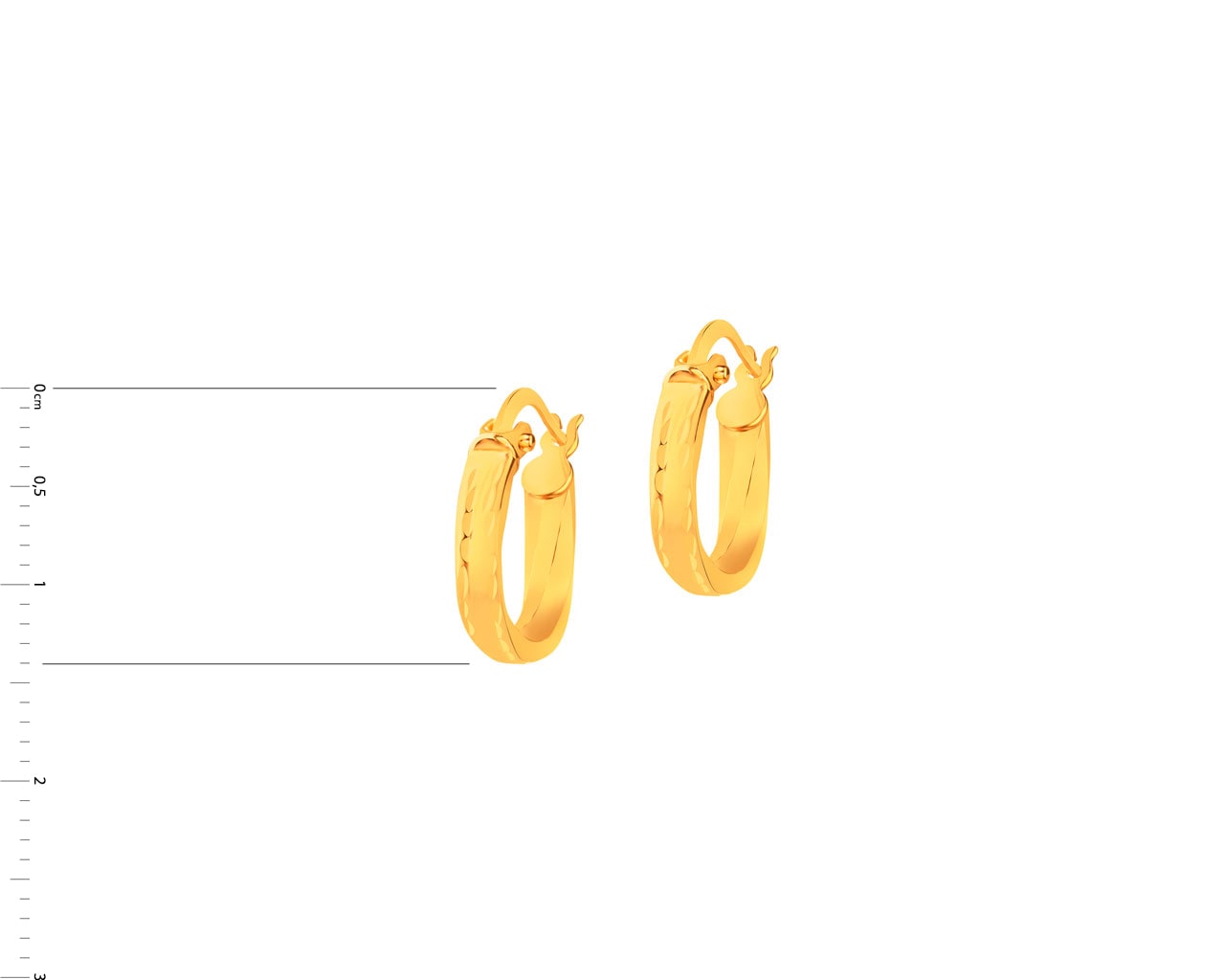 14 K Geelgouden Oorbellen