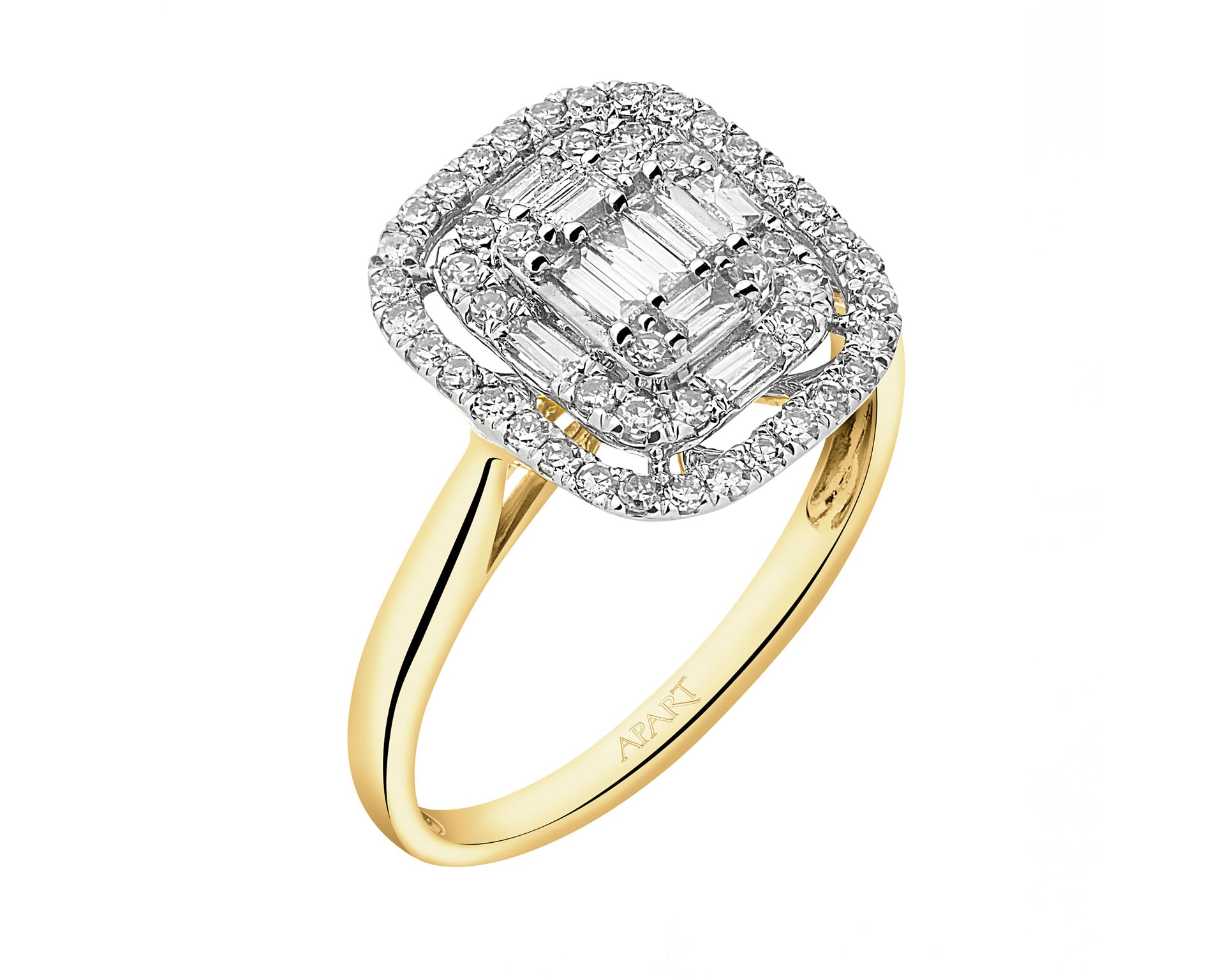 Elaborate Geelgouden Ringen met Diamanten