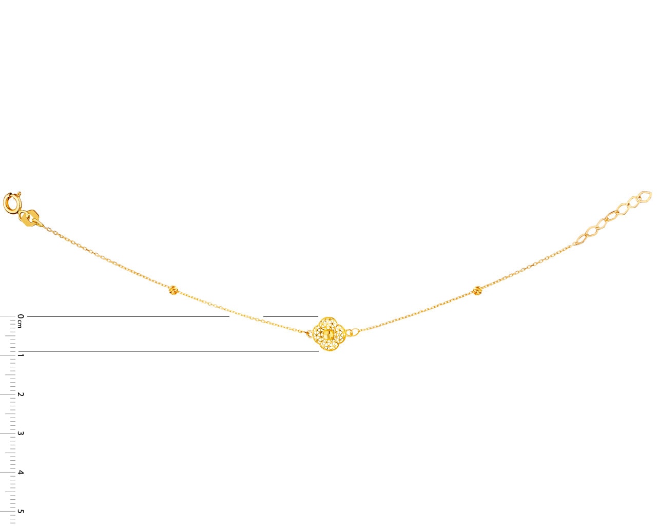 14 K Geelgoud Armband