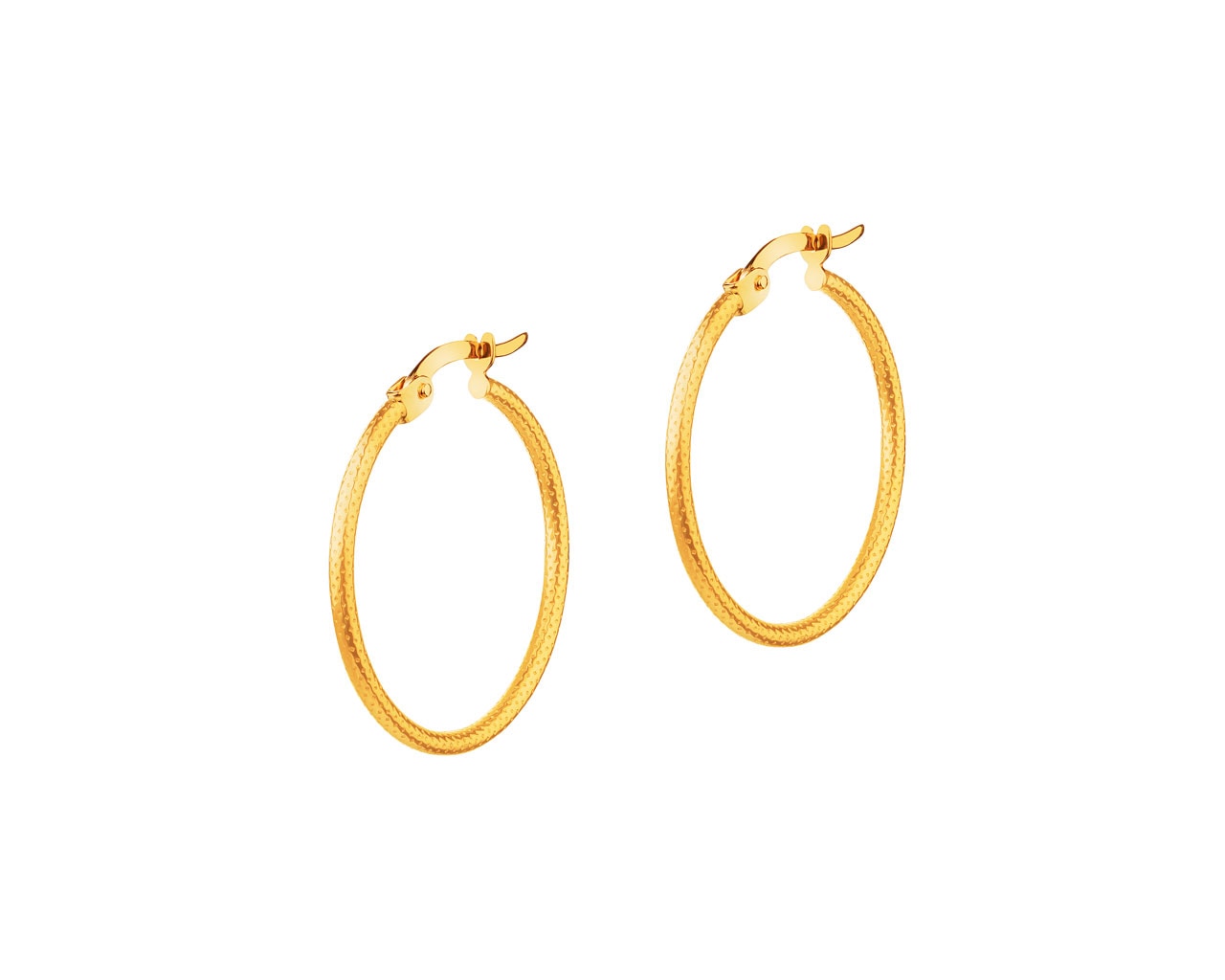 14 K Geelgouden Oorring