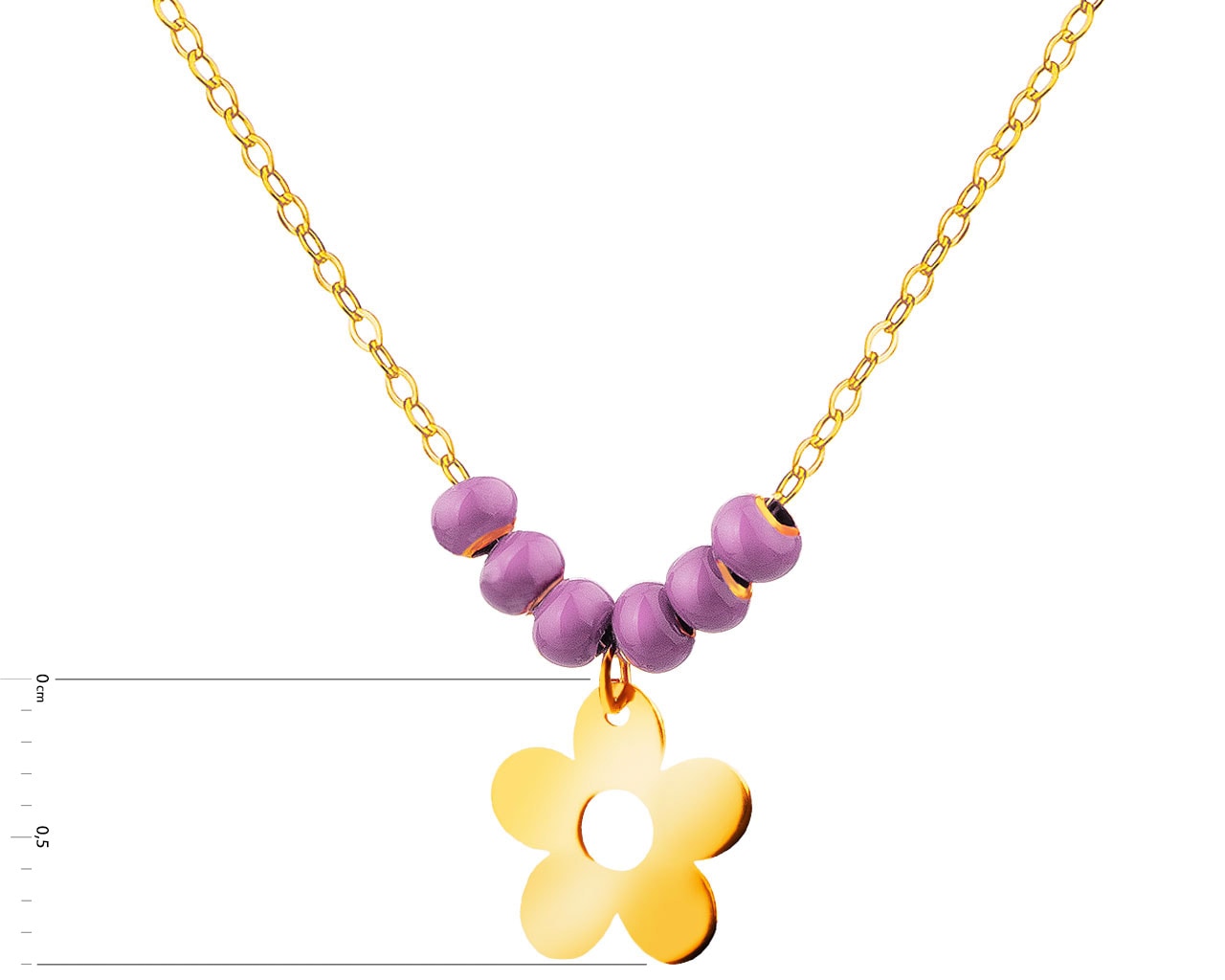 9 K Geelgoud Ketting