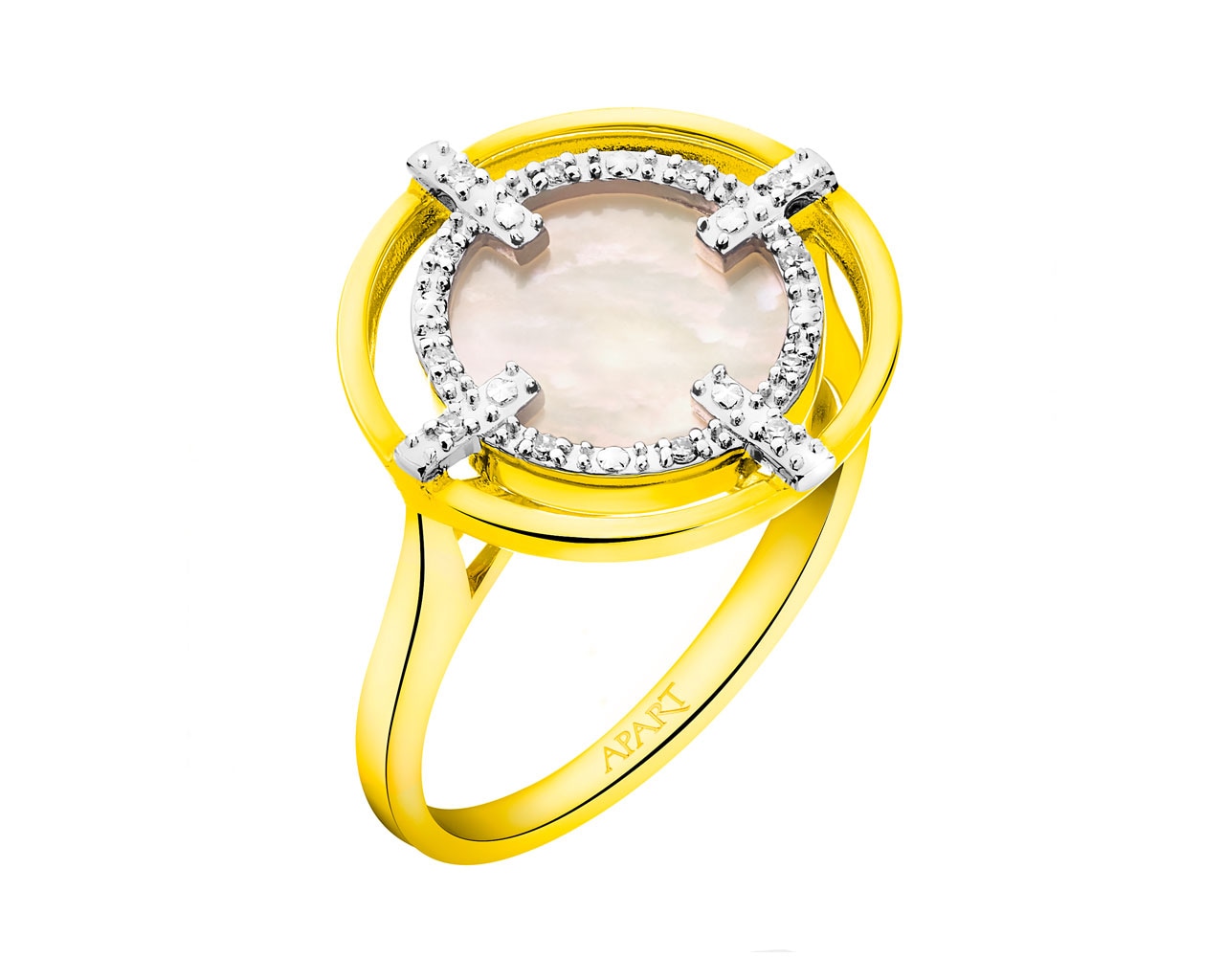 Elegant 14K Geelgouden Ring