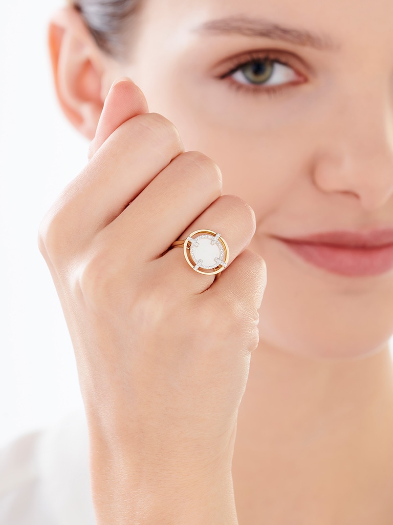 Elegant 14K Geelgouden Ring