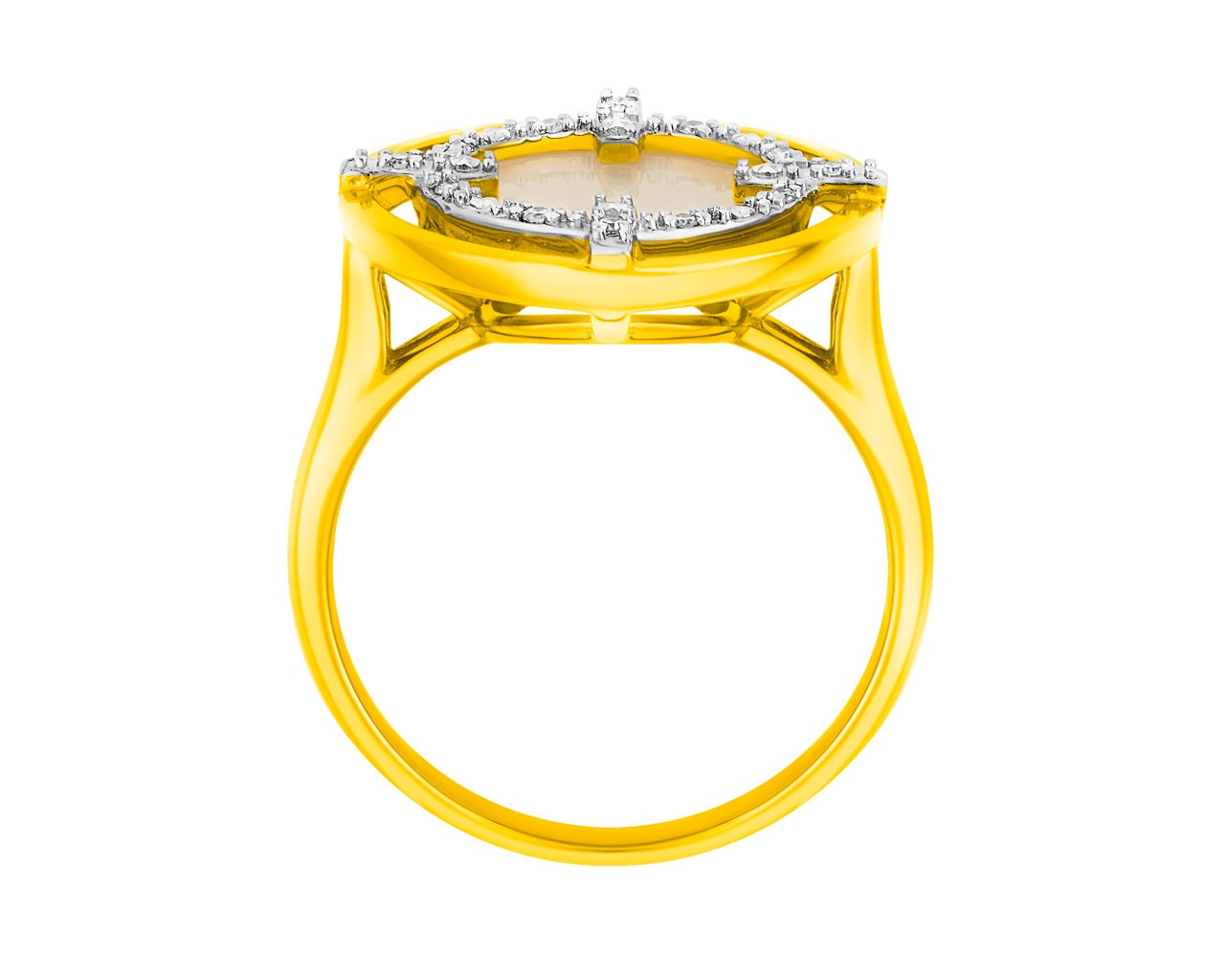 Elegant 14K Geelgouden Ring