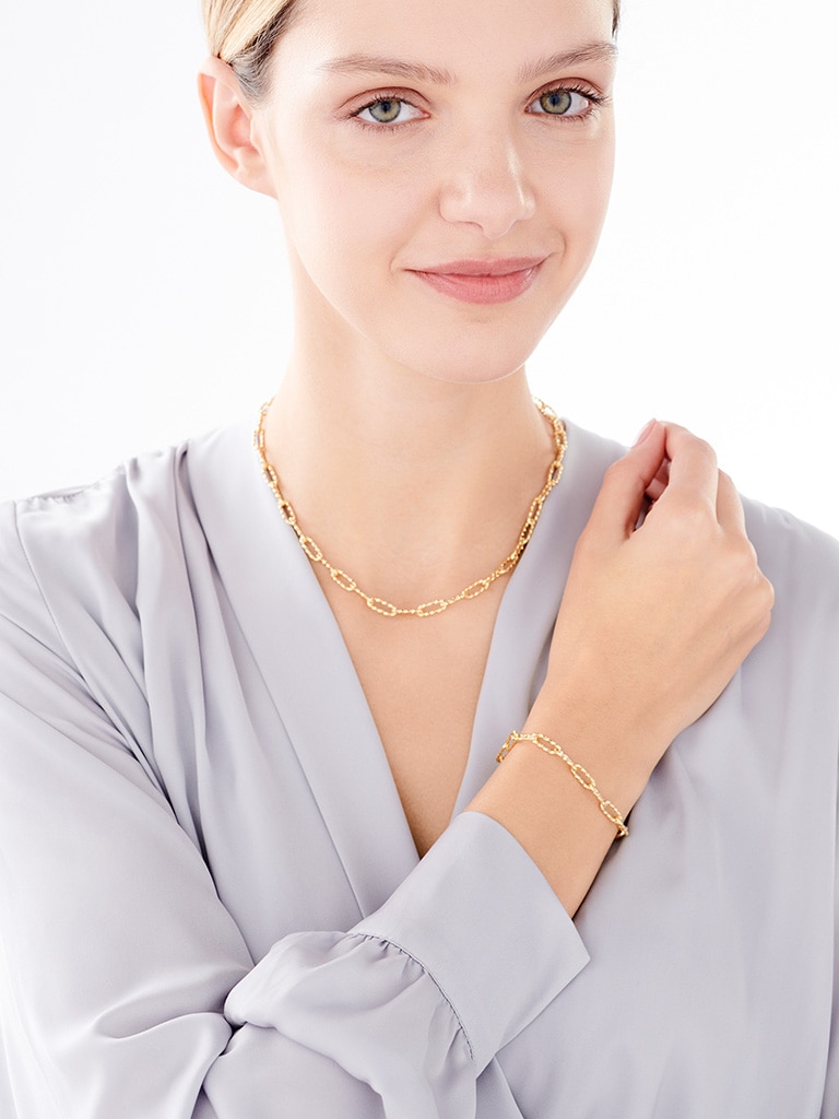 14 K Geelgouden Armband