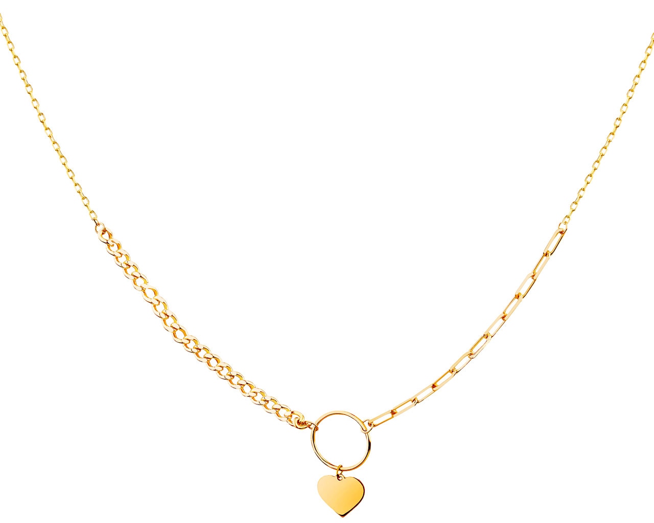 8 K Geelgouden Necklace