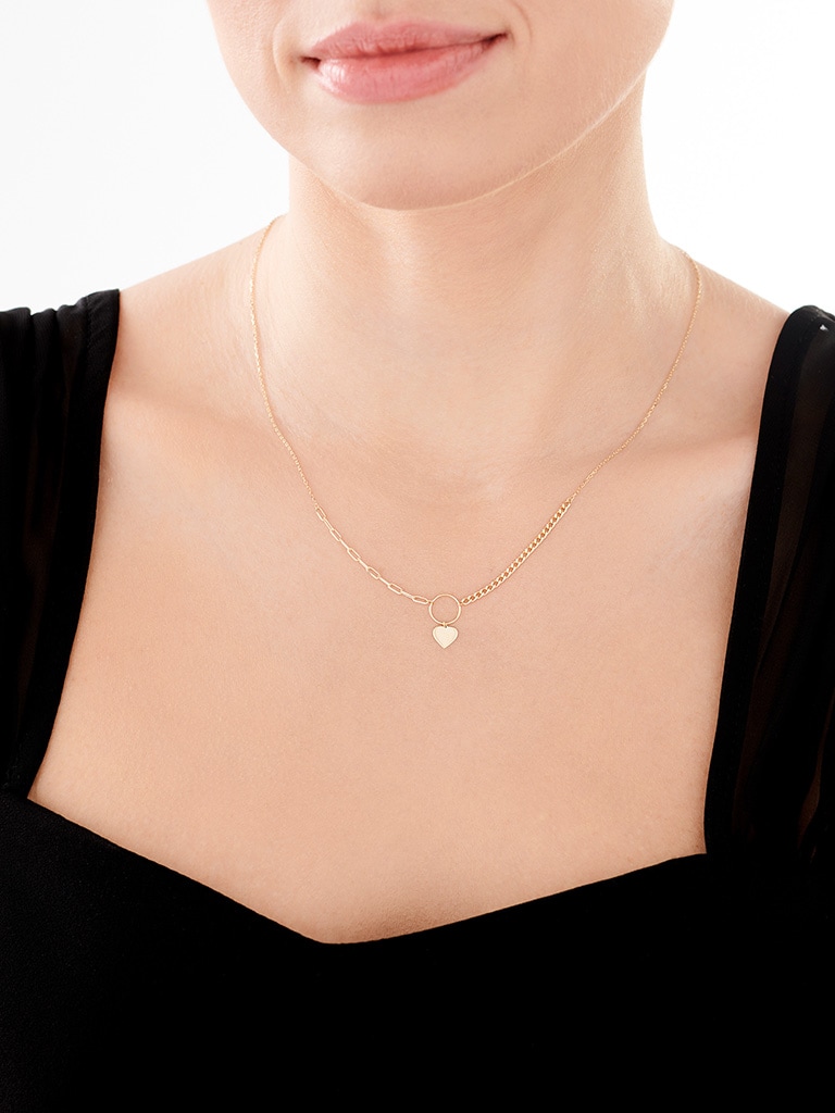 8 K Geelgouden Necklace