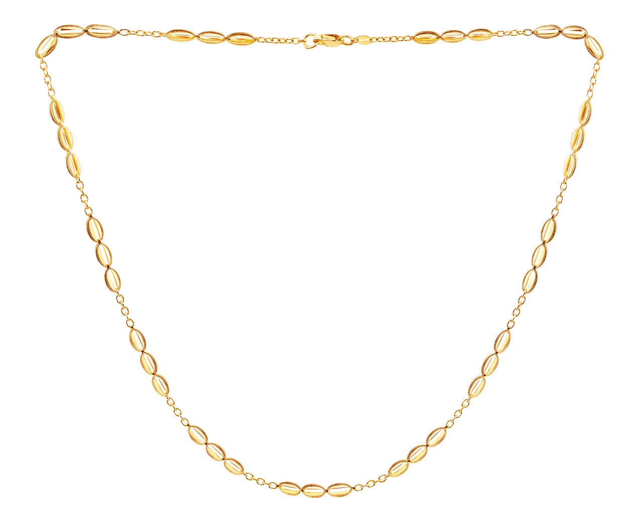 14 K Geelgouden Naslagketting