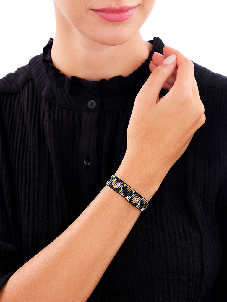 14 K Geelgoud Bracelet met Miyuki