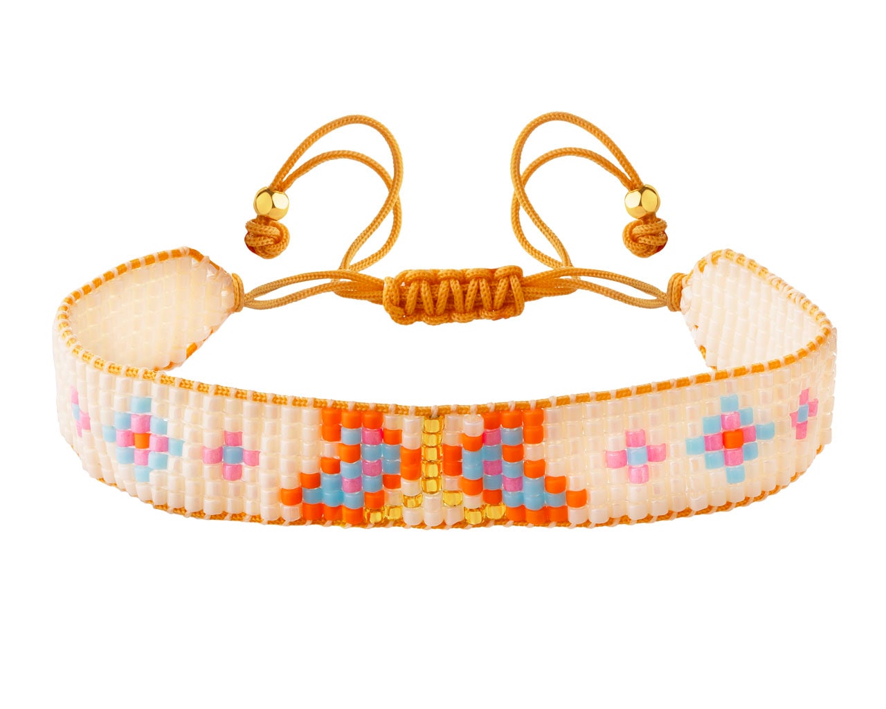14 K Geelgoud Bracelet met Miyuki