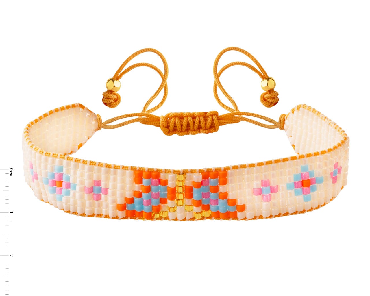 14 K Geelgoud Bracelet met Miyuki