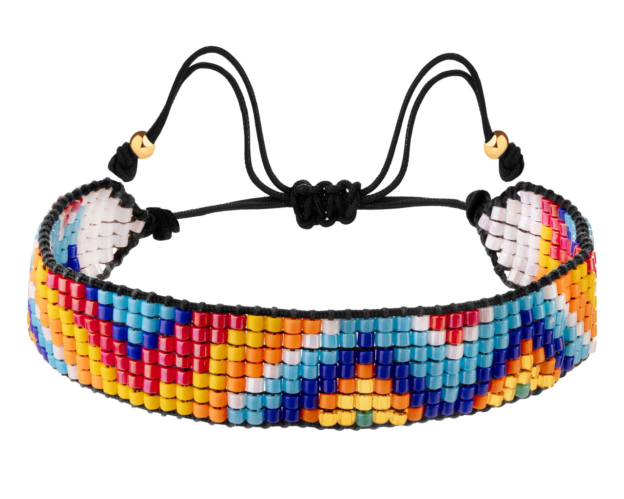 14 K Geelgoud Bracelet met Miyuki