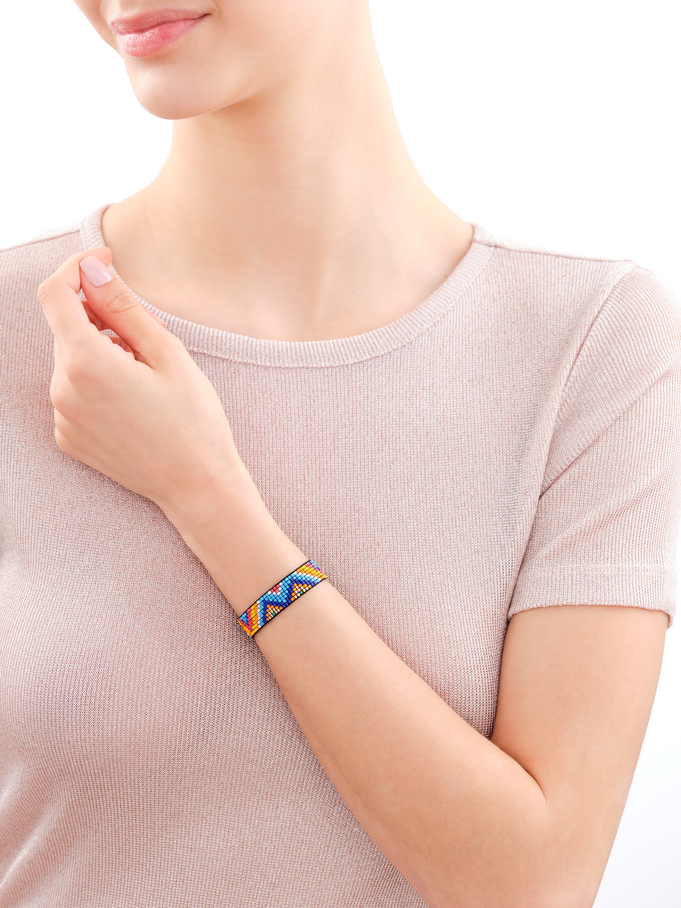 14 K Geelgoud Bracelet met Miyuki