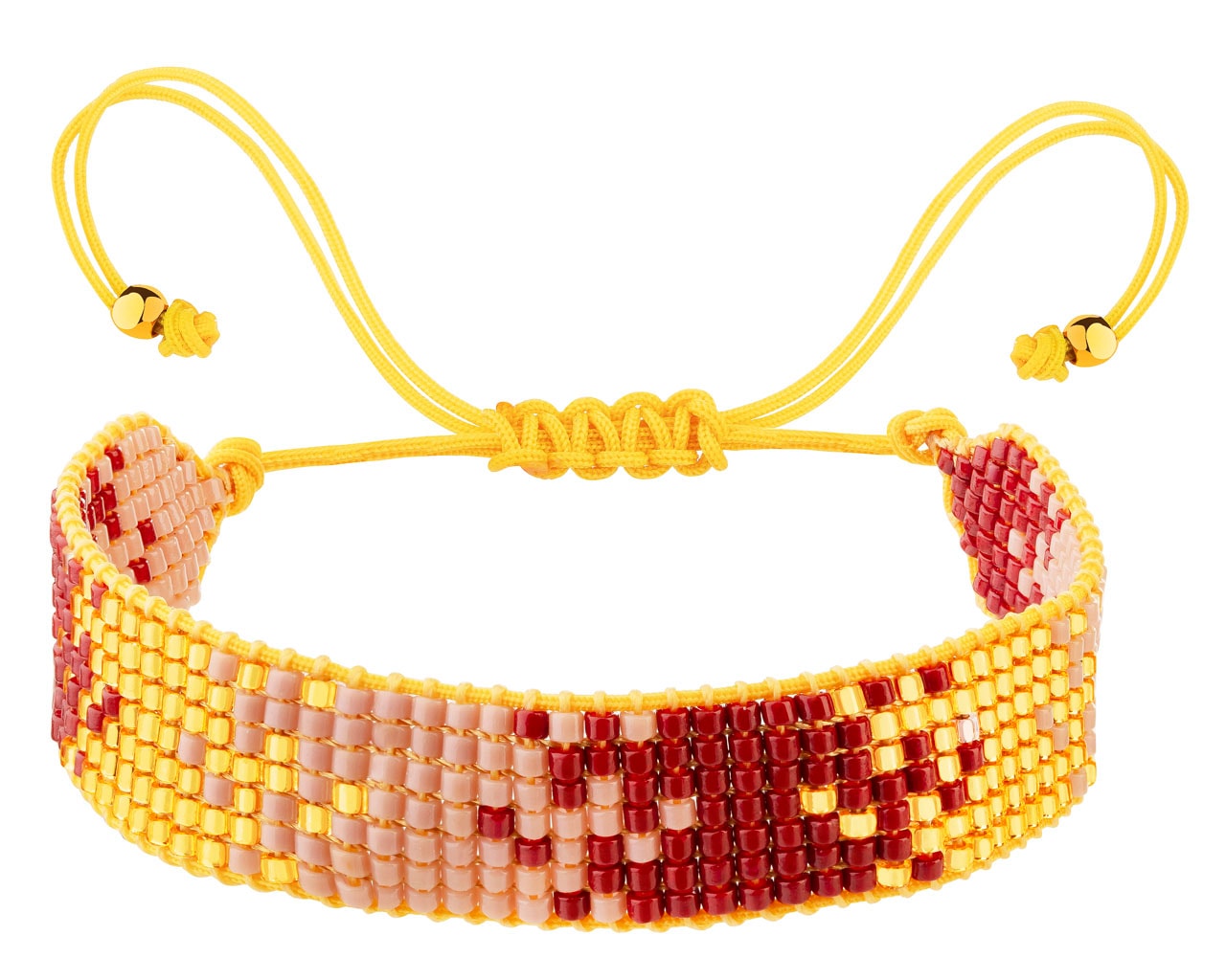 14 K Geelgoud Bracelet met Miyuki