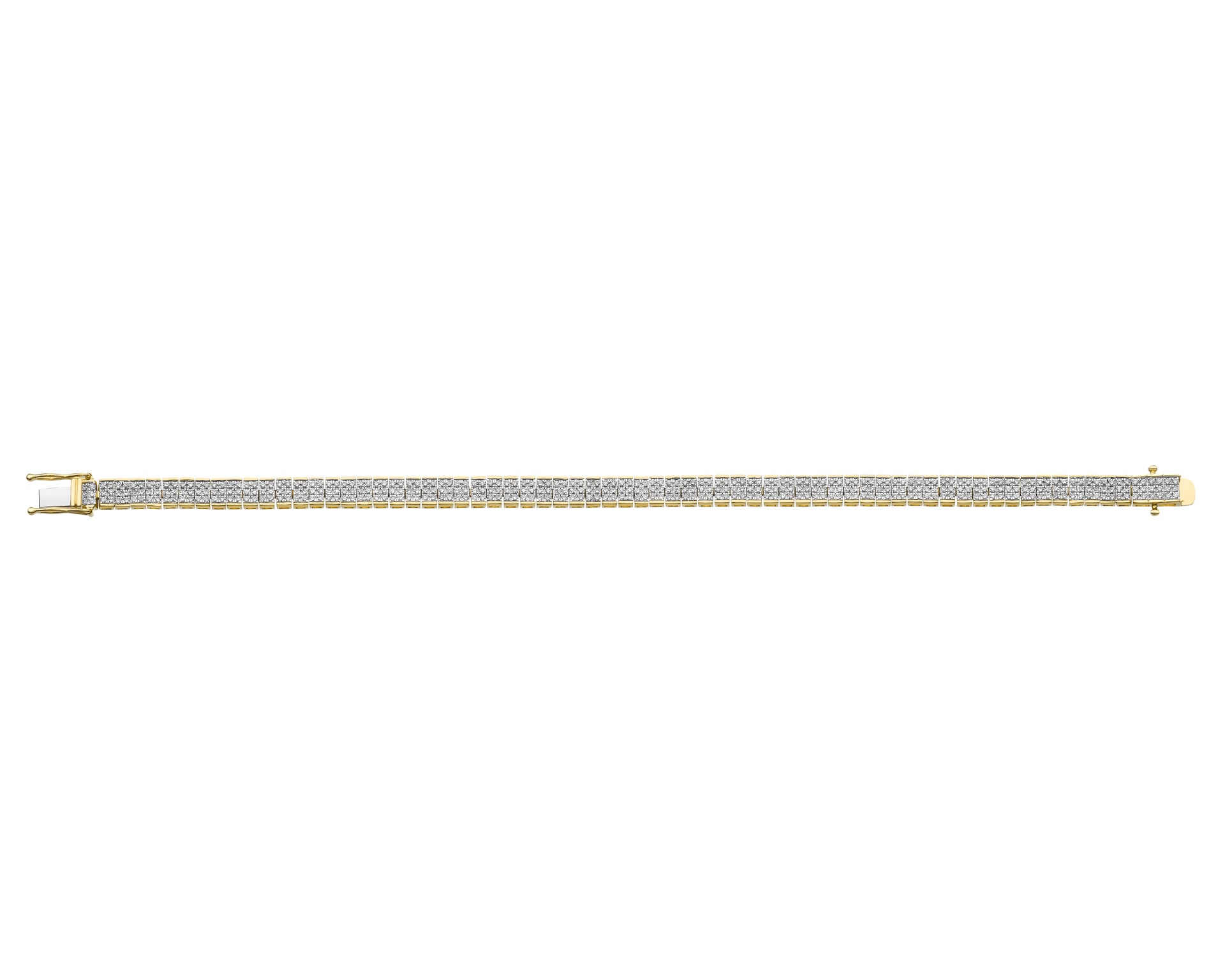 14 K Geelgoud Bracelet met Miyuki