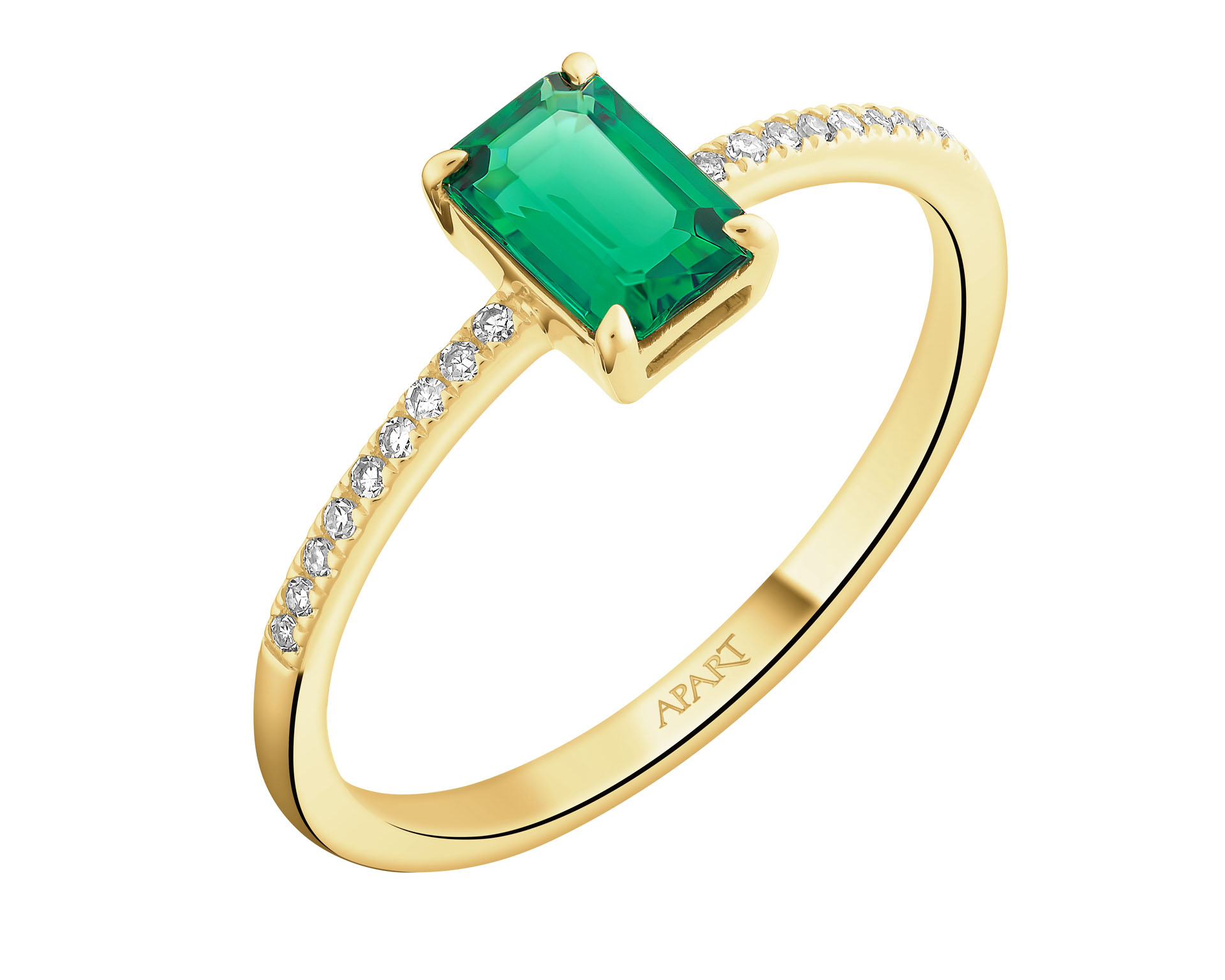 Elegant 14K Geelgouden Ring