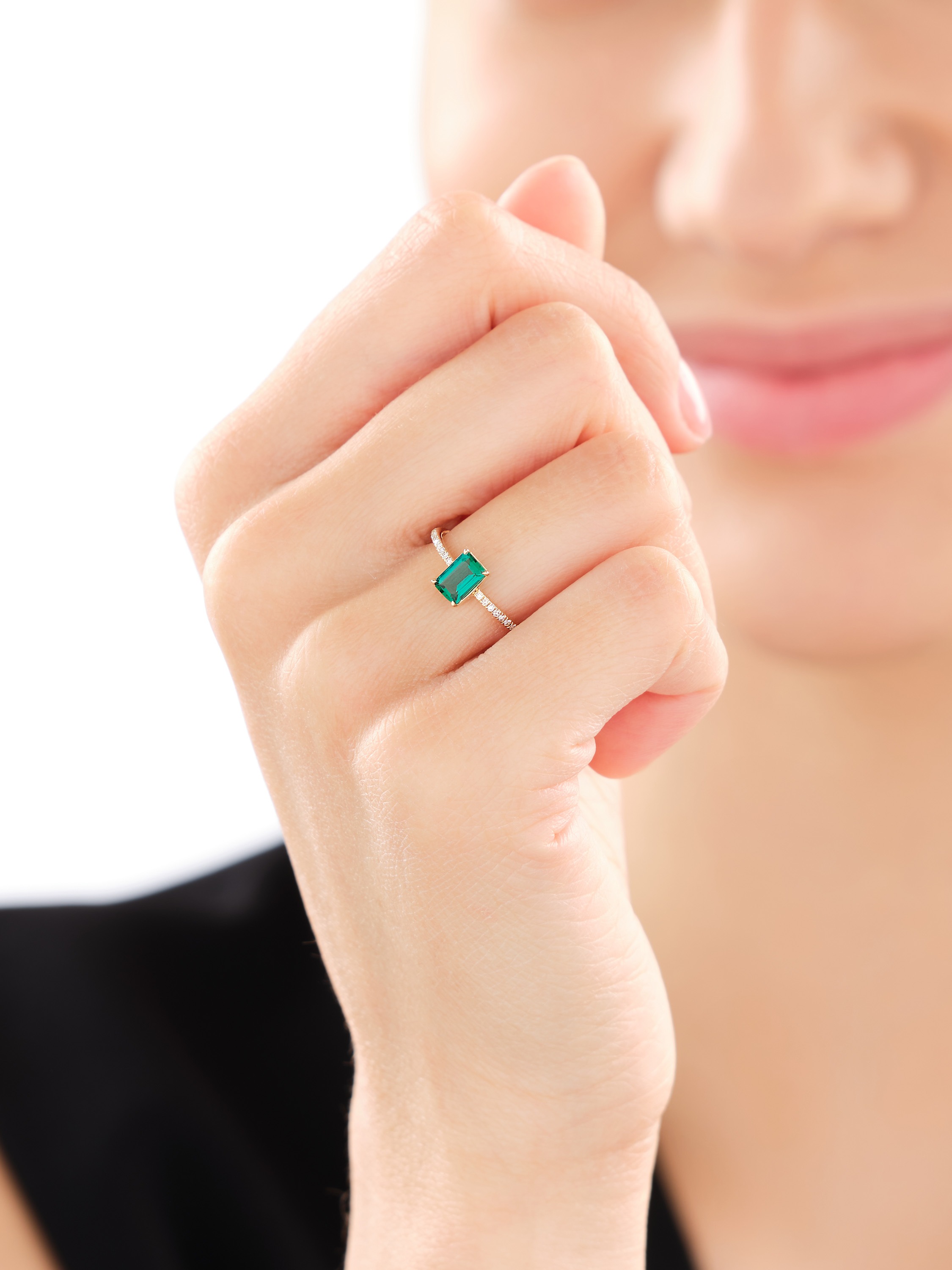 Elegant 14K Geelgouden Ring