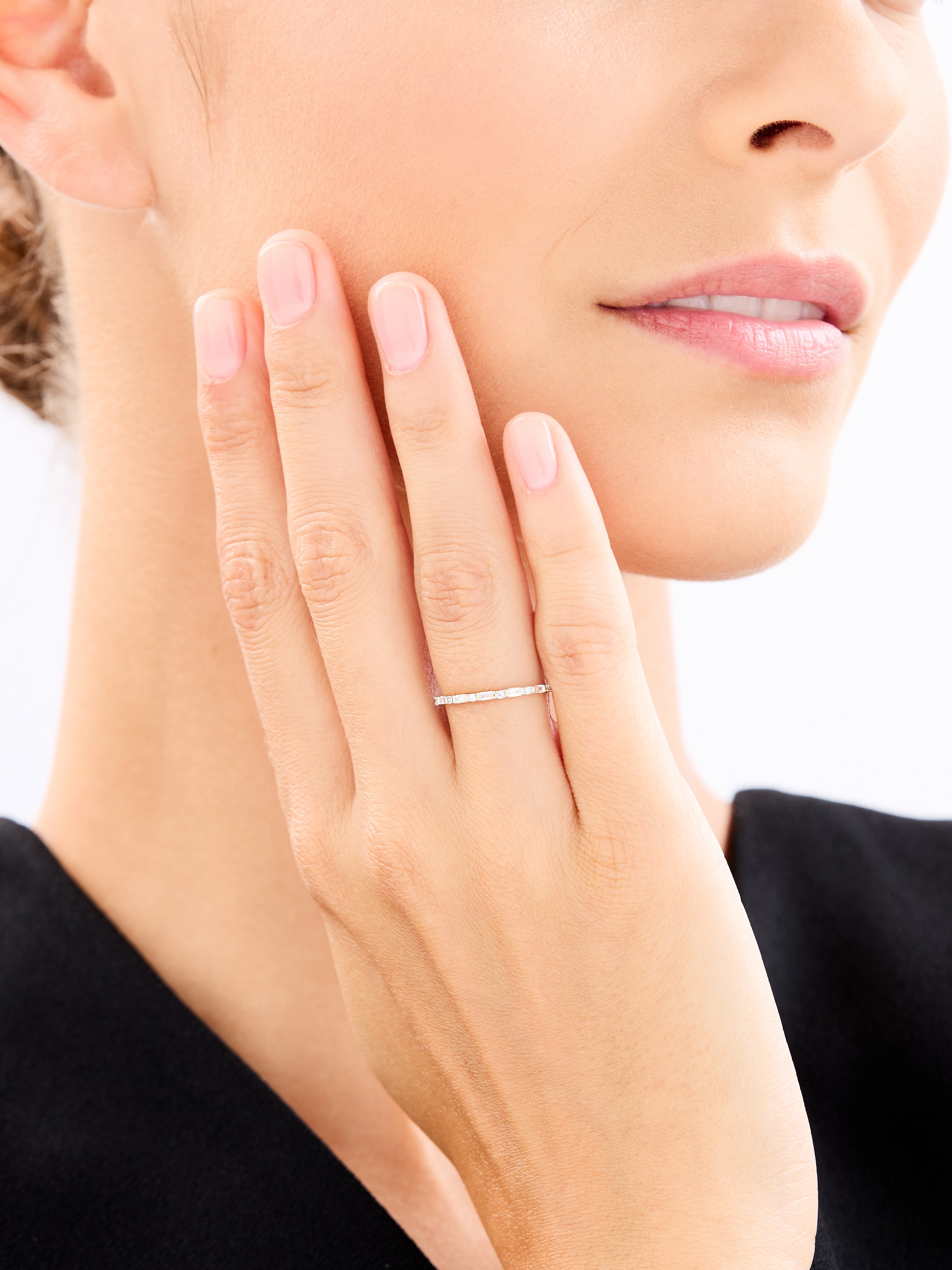 Elegant 14K Geelgoud Ring met Diamant