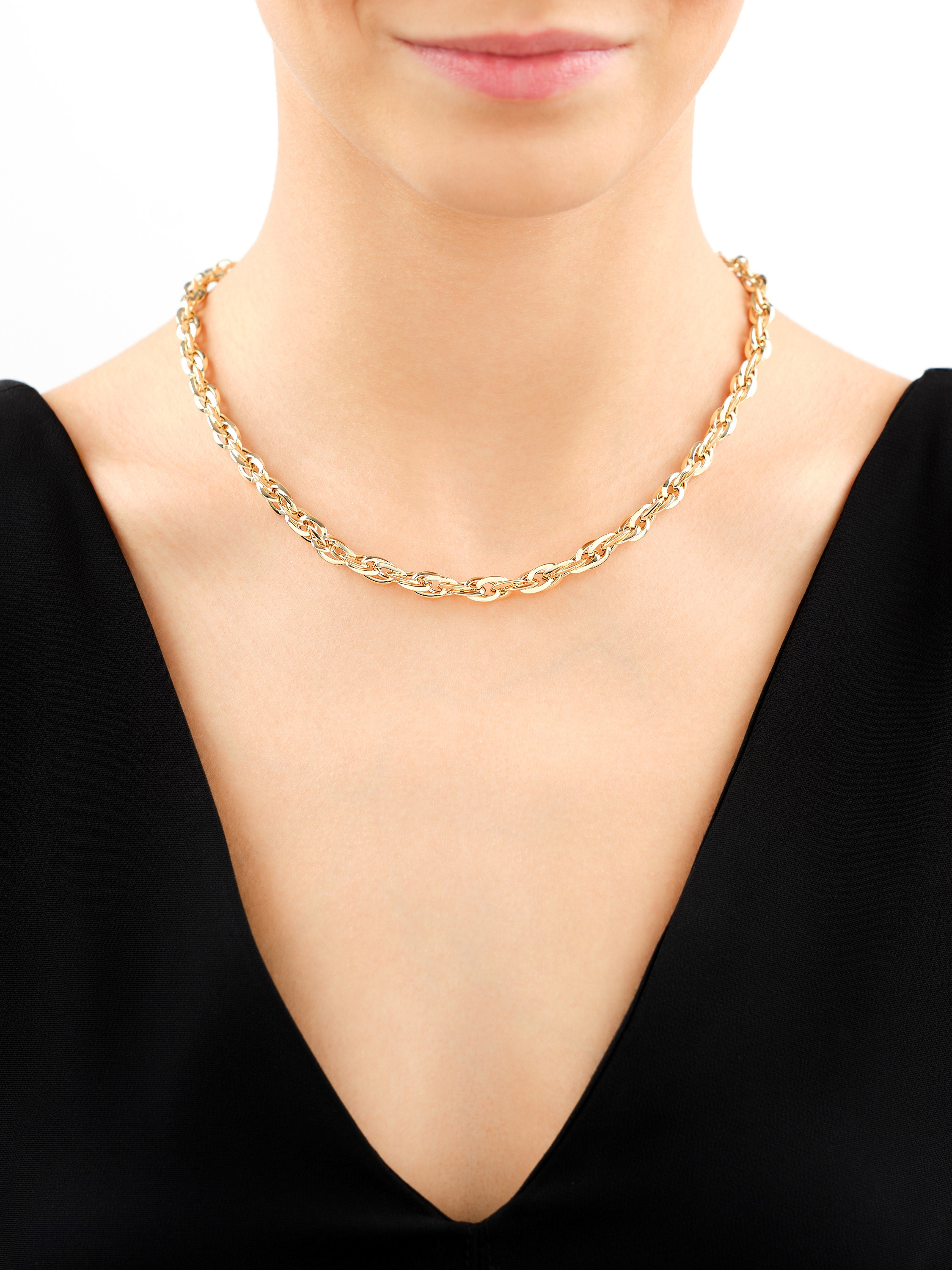 9 K Geelgoud Ketting